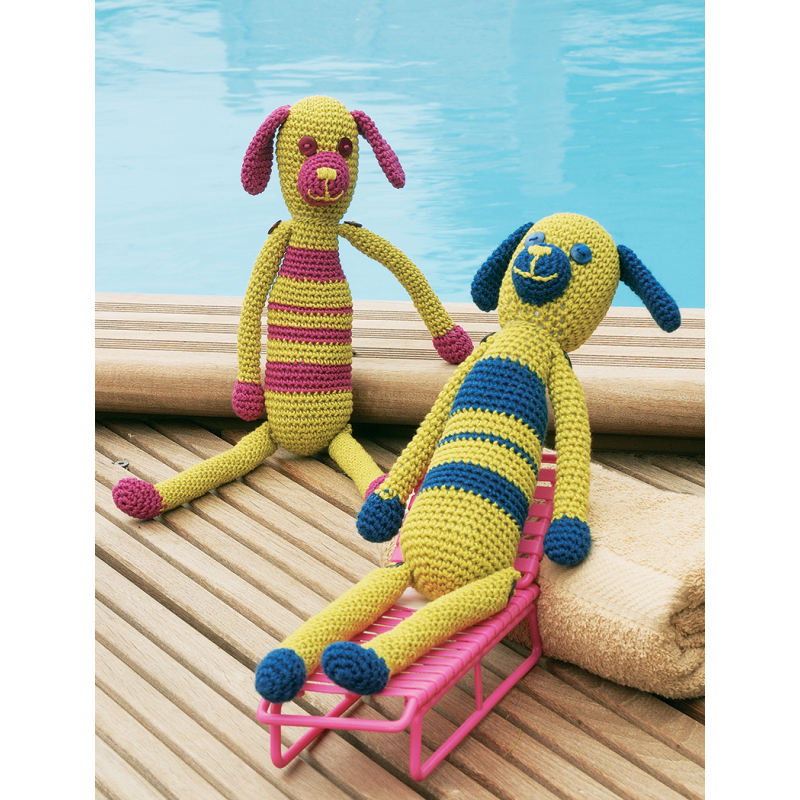Modèles crochet – 2 toutous Hortense et Barnabé Modèle à télécharger Modèles