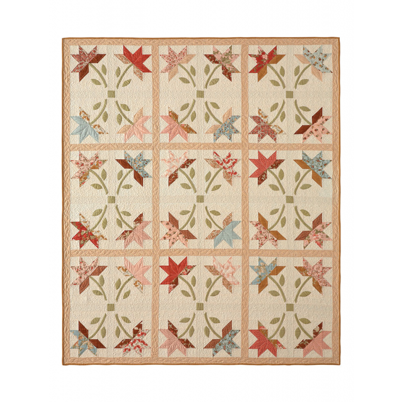 Modèle patchwork – Quilt Jelly Rose Modèle à télécharger Modèles