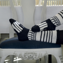Magnifiques chaussettes au tricot Tricot Magnifiques chaussettes au tricot Tricot