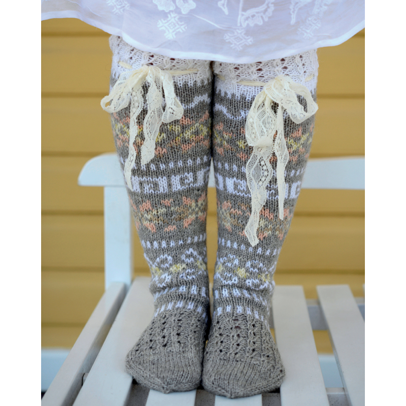 Magnifiques chaussettes au tricot Tricot