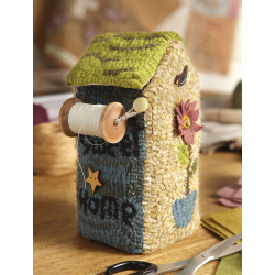 Modèle - Jolie maisonnette + Leçon de rug hooking Modèle à télécharger Modèles