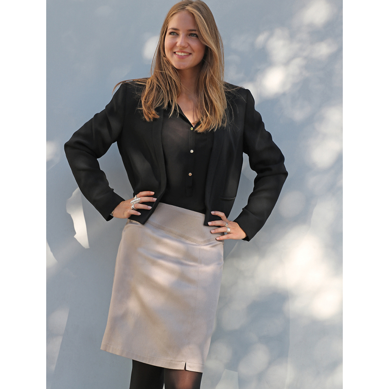 Modèle - Classique - Jupe droite Modèle à télécharger Modèles