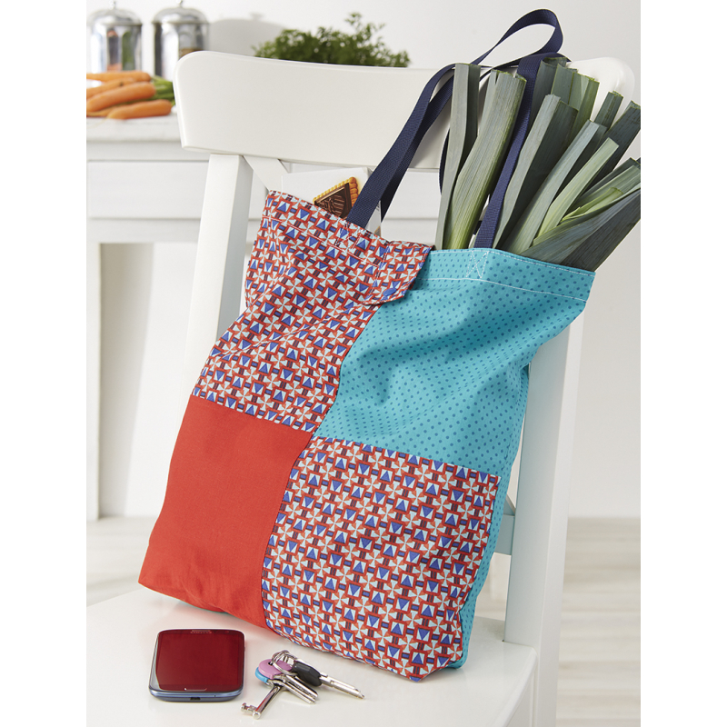 Modèle - Coloré & astucieux - Sac de courses Modèle à télécharger Modèles