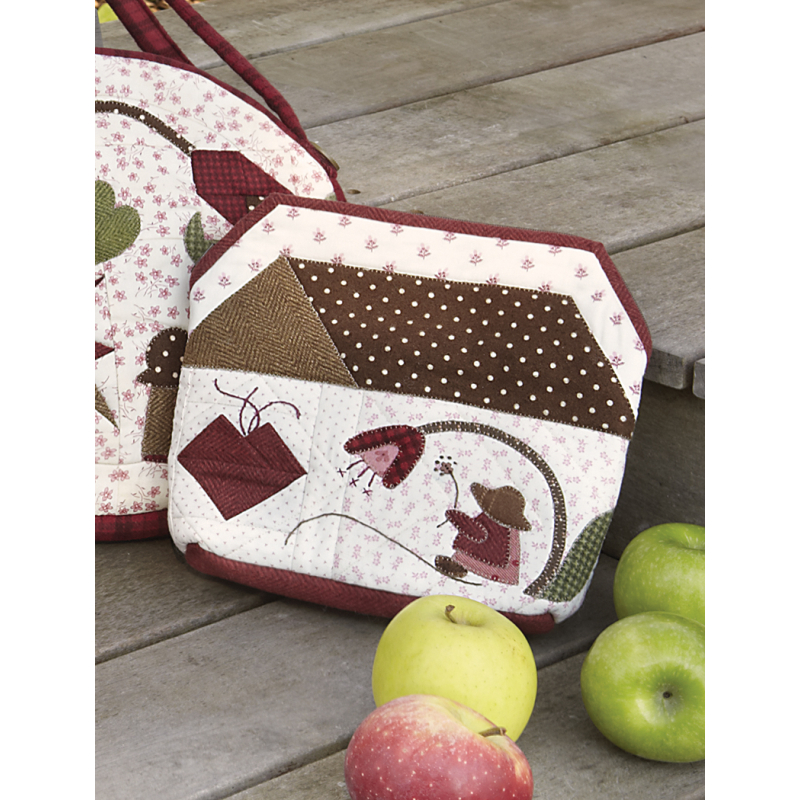 Modèle patchwork – Pochette Fugue bucolique Modèle à télécharger Modèles