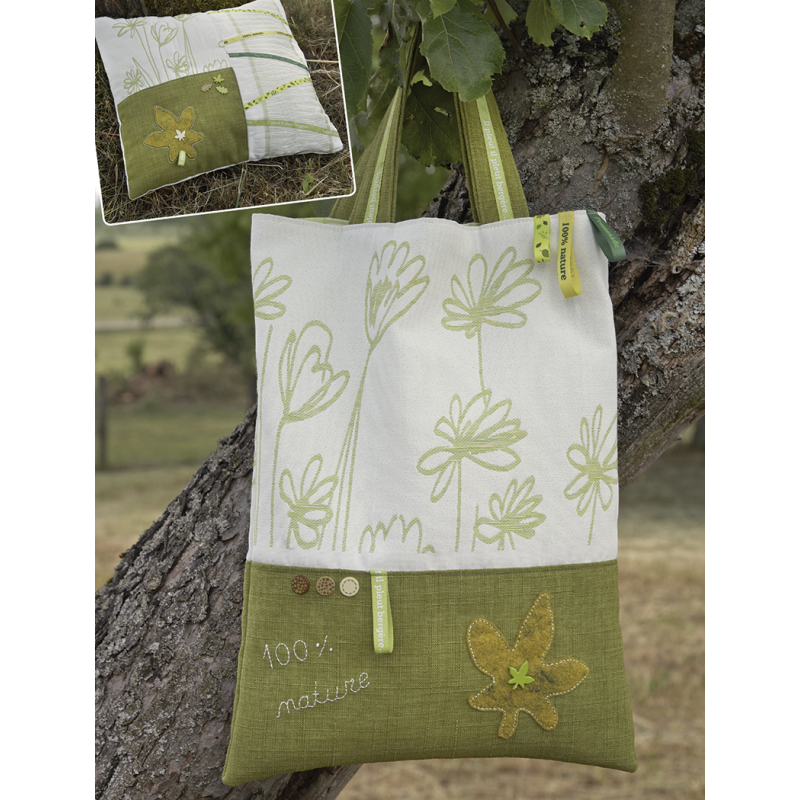 Modèle - Sac et coussin 100% nature Modèle à télécharger Modèles
