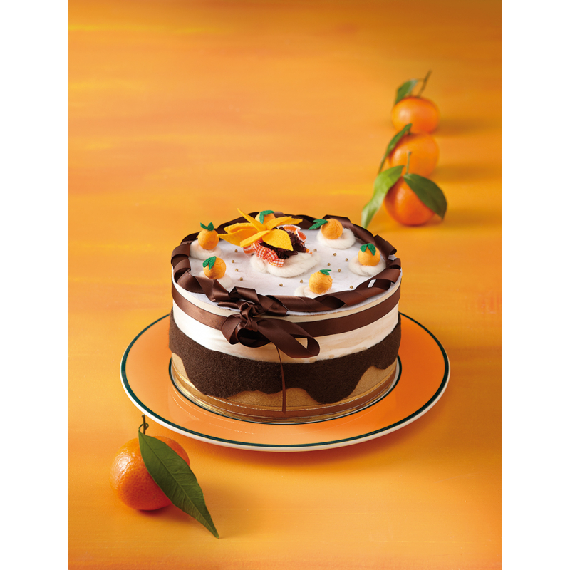 Modèle - Gâteau chocolat-mandarine Modèle à télécharger Modèles