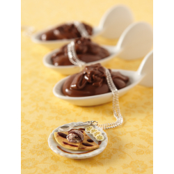 Modèle - Pendentif crêpe chocolat-banane Modèle à télécharger Modèles