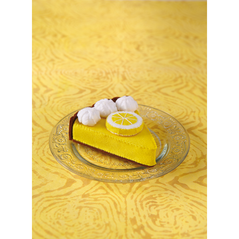 Tarte au citron en feutrine  - 1