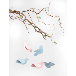 Modèle - Branche aux fleurs et aux oiseaux Modèle à télécharger Modèles