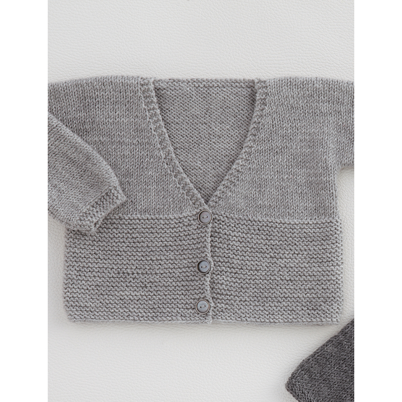 Modèle tricot enfant – Gilet Élégance fillette Modèle à télécharger Modèles