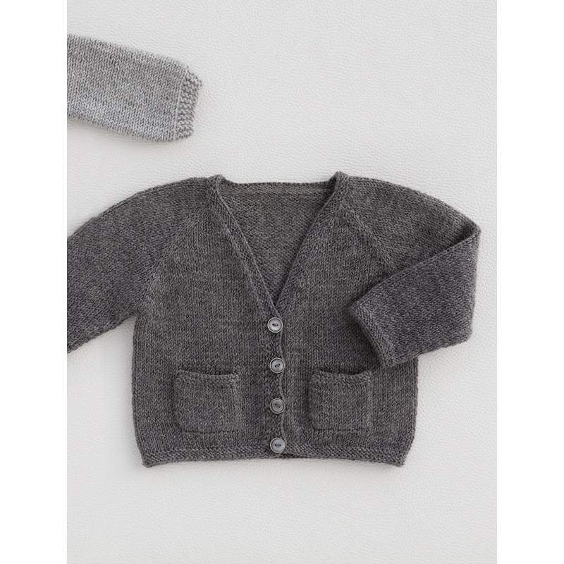 Modèle tricot enfant – Gilet Élégance garçon Modèle à télécharger Modèles