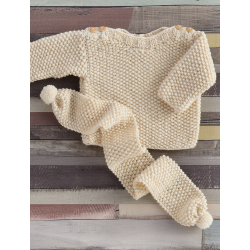 Modèles tricot bébé – Ensemble Cocon Modèle à télécharger Modèles
