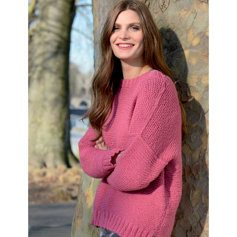 Modèle - Pull loose - Cornaline Modèles