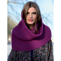 Modèle tricot – Snood Améthyste Modèle à télécharger Modèles