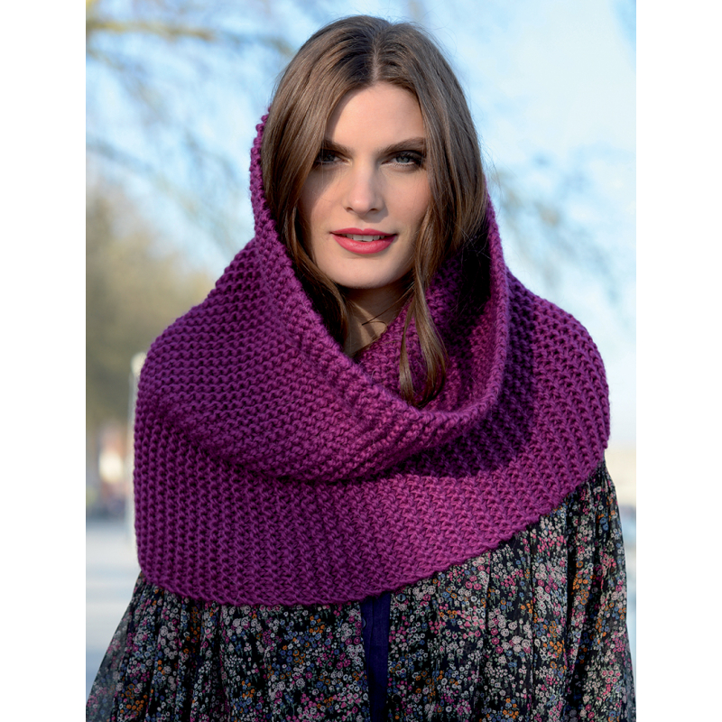 Modèle tricot – Snood Améthyste Modèle à télécharger Modèles