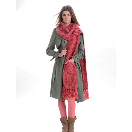 Écharpe à poches - Sardoine  - 1