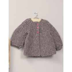 Modèle tricot enfant – Cardigan Ambre Modèle à télécharger Modèles
