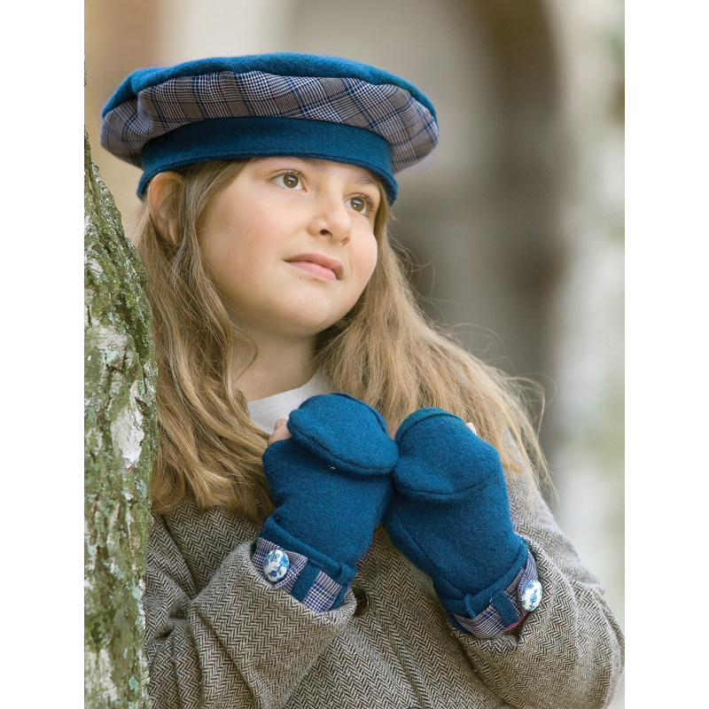 Béret et moufles-mitaines en couture Modèles