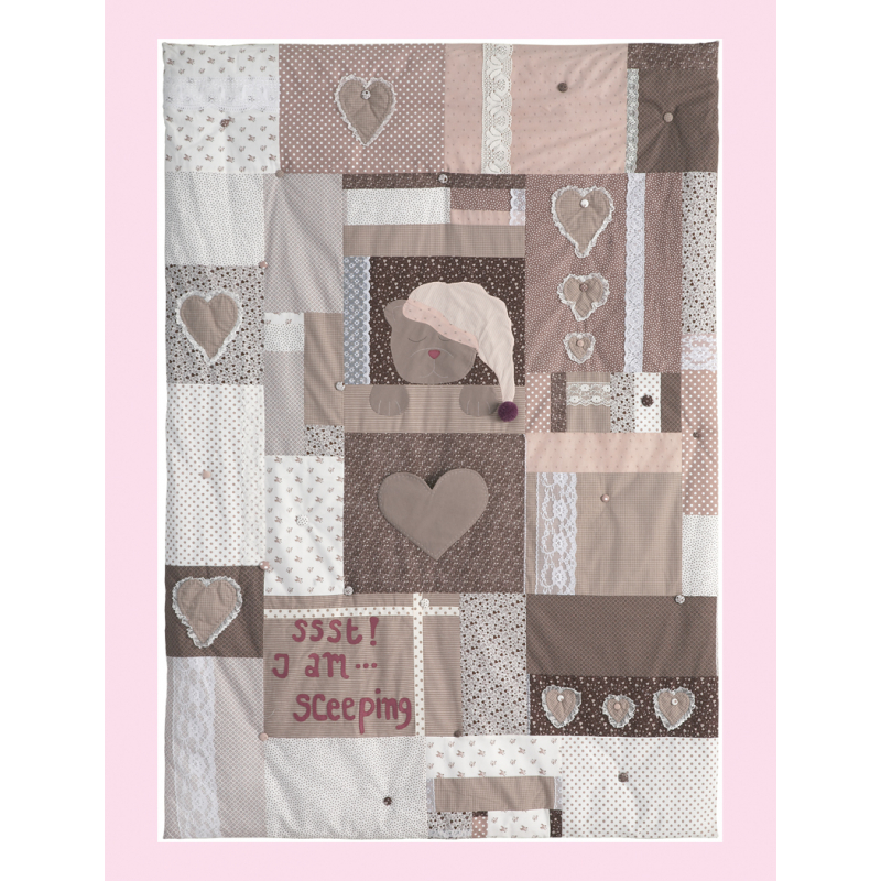 Modèle patchwork – Housse de couette romantique Modèle à télécharger Modèles