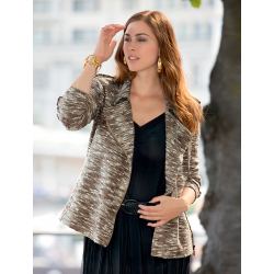 Modèle couture – Bellissima, veste chic en tweed du 44 au 52 Modèle à télécharger Modèles