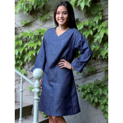 Robe simple Denim chic  - 1