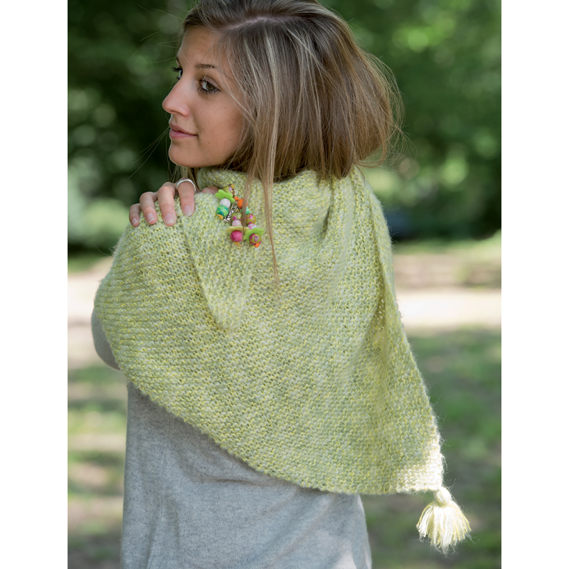 Modèle tricot – Châle Pistache Modèle à télécharger Modèles