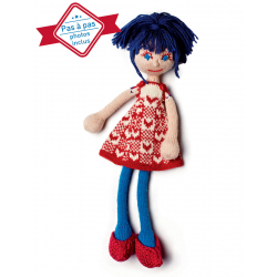 Modèle - Kaja - robe rouge et blanc Modèle à télécharger Modèles