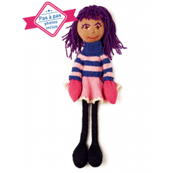 Modèle - Maja - Pull à rayures et jupe-tutu Modèle à télécharger Modèles