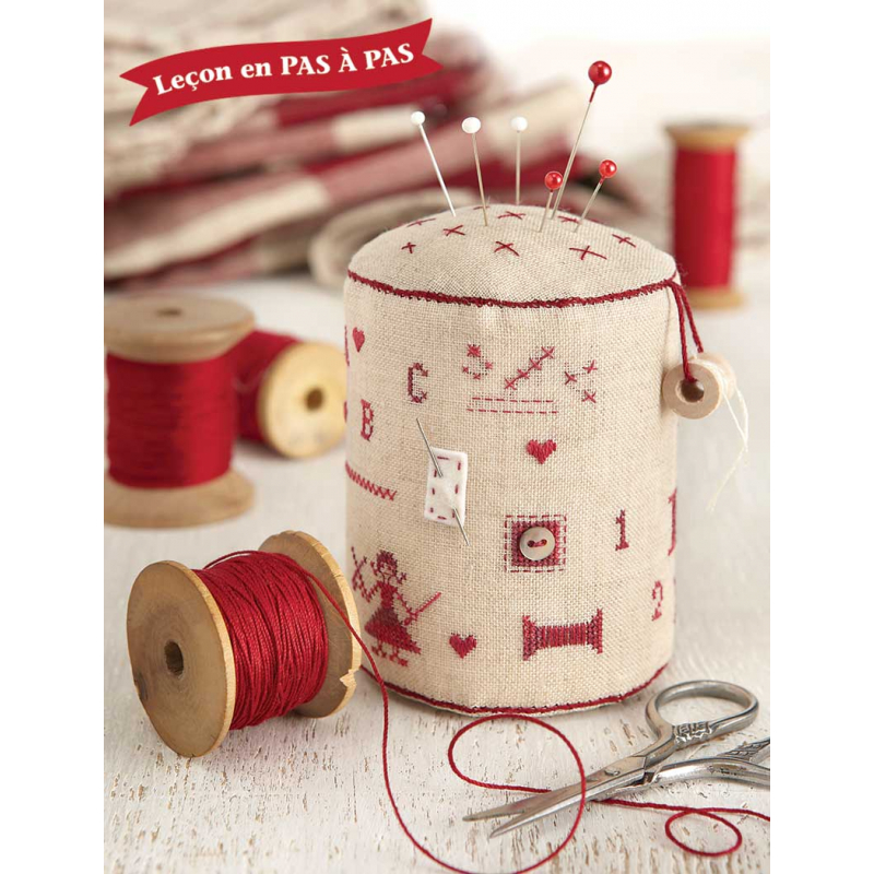 Modèle broderie – Mon tonnelet de brodeuse Modèle à télécharger Modèles