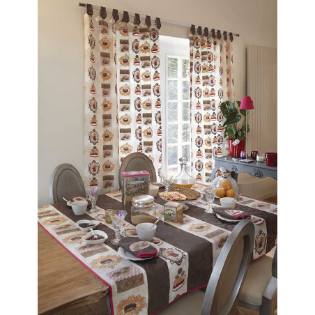 Rideaux, nappe et serviettes - Gourmandises !  - 1