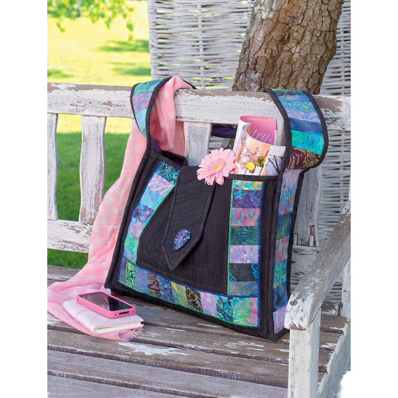Modèle - Jean et batik - Sac à bandoulière Modèle à télécharger Modèles