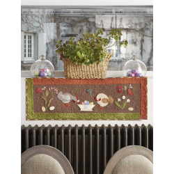 Modèle - Deux poules sur un quilt Modèle à télécharger Modèles