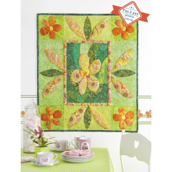 Modèle patchwork – Panneau Printemps fleuri, Modèle à télécharger Modèles