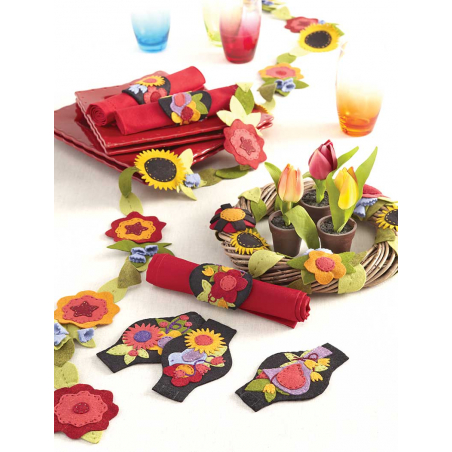 Déco de table en feutrine Esprit nature  - 1