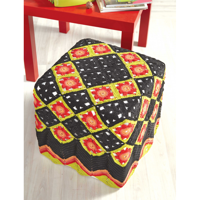 Modèle - Couverture pour repose-pied Modèle à télécharger Modèles