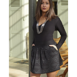 Modèle - Jupe lune bleue Modèle à télécharger Modèles