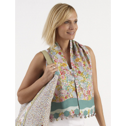 Modèle - Écharpe harmonie pastel Modèle à télécharger Modèles