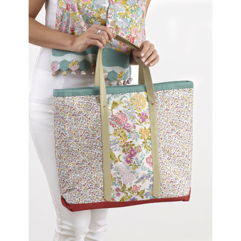 Modèle - Cabas harmonie pastel Modèle à télécharger Modèles