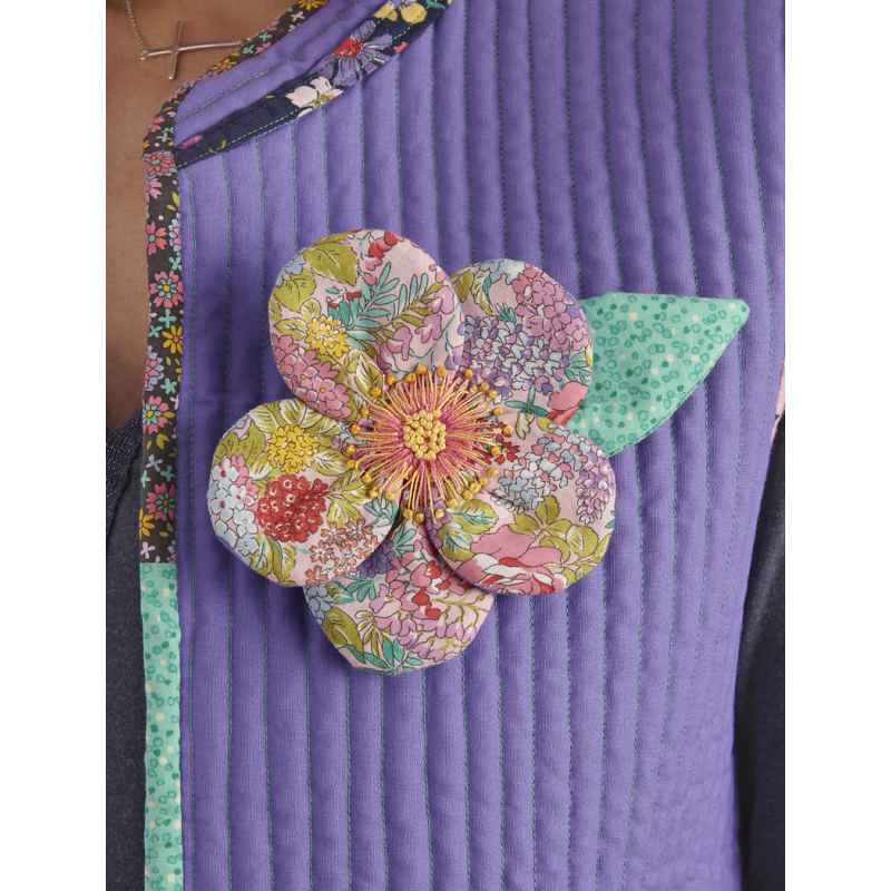 Modèle - Broche Flânerie printanière Modèle à télécharger Modèles