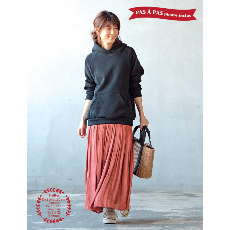 Modèle - Sweat à capuche mixte Modèles