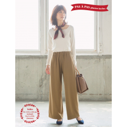 Pantalon fluide (versions femme & enfant) Modèles