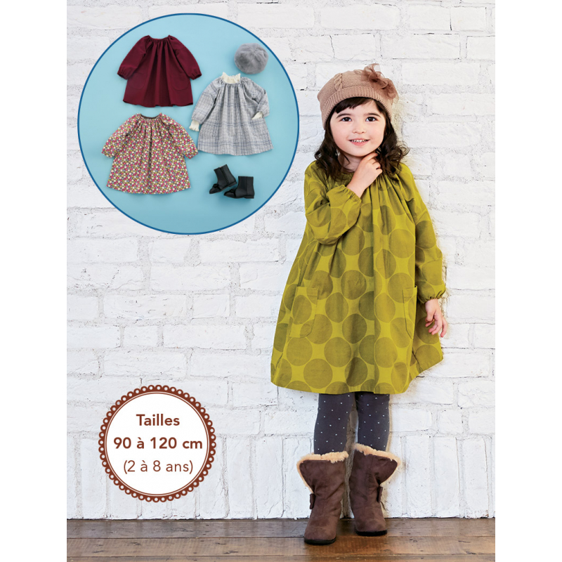 Modèle - Robe de rentrée (4 versions) Modèle à télécharger Modèles