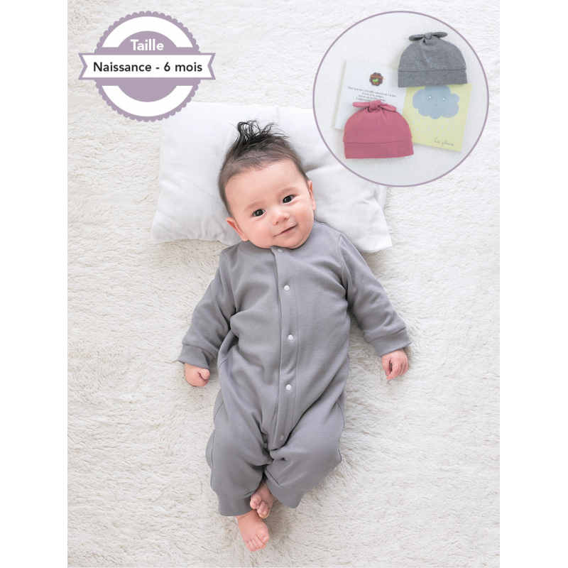 Modèle - Combi-pyjama & bonnet Modèle à télécharger Modèles