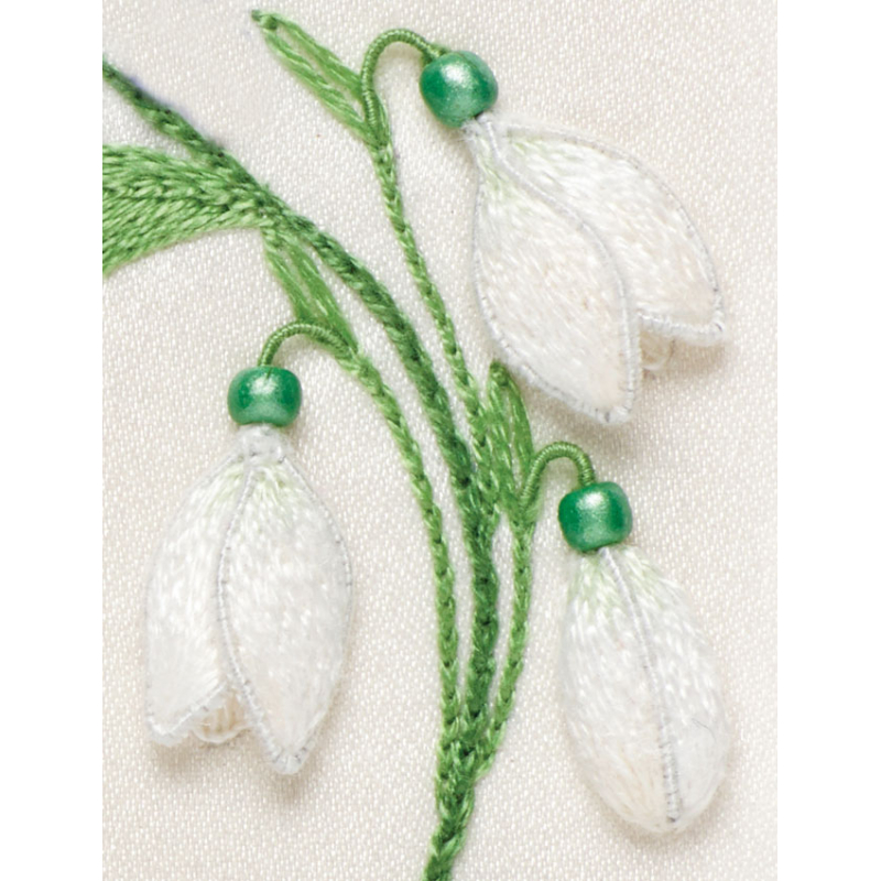 Fleurs élisabéthaines en stumpwork  - 10