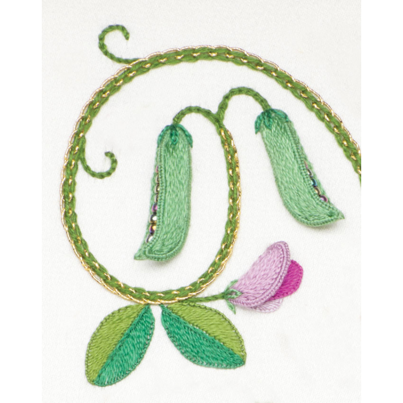 Fleurs élisabéthaines en stumpwork  - 11