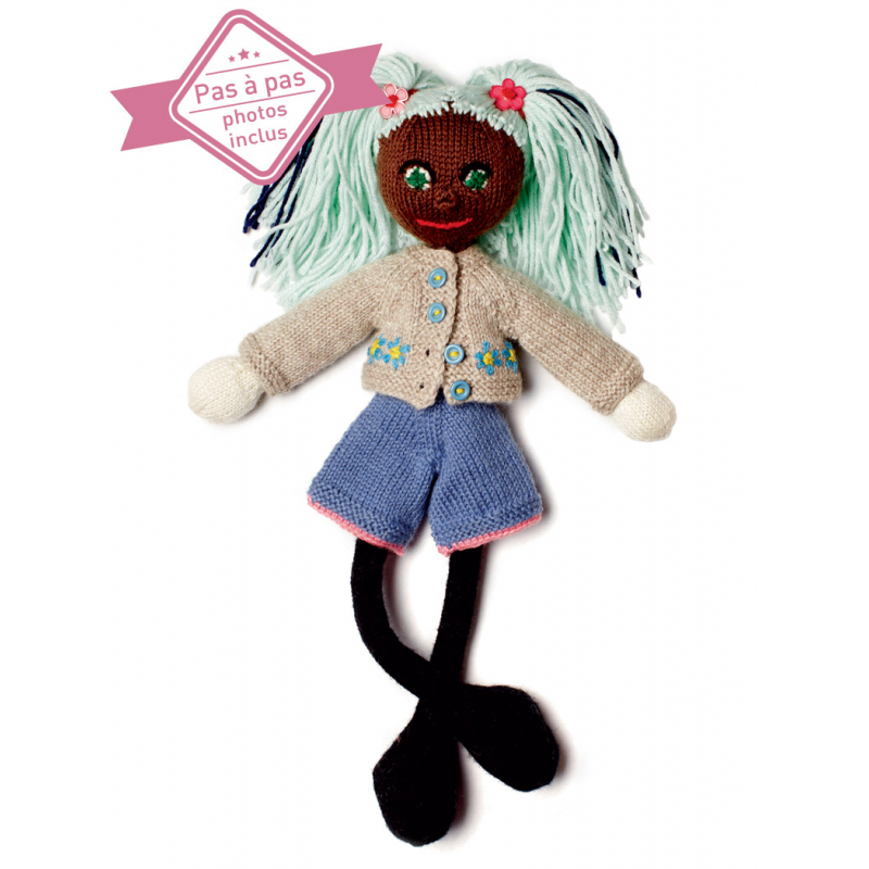 Modèle - Gilet à fleurs et salopette Modèles