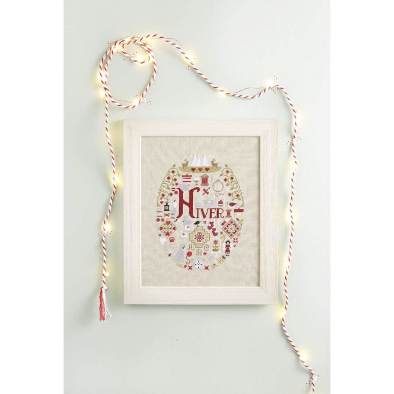 Un hiver enchanté Broderie