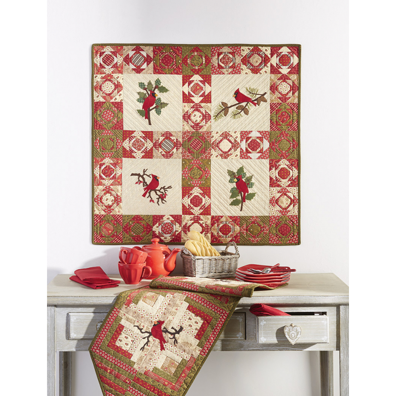 Modèle - Le cardinal en hiver Modèles