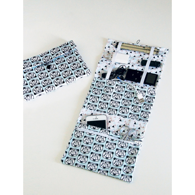 Modèle - Trousse pliable et pratique Modèle à télécharger Modèles