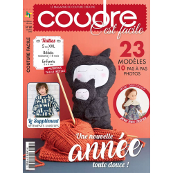 Coudre c'est facile N°60 - Une nouvelle année toute douce Magazine Couture